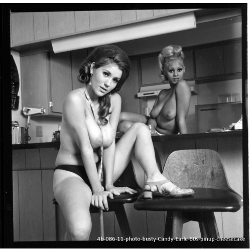 254-4b-086-11-photo-busty-Candy-Earle-60s-pinup-cheesecake  VINTAGE ORIGINAL CONTACT PHOTO