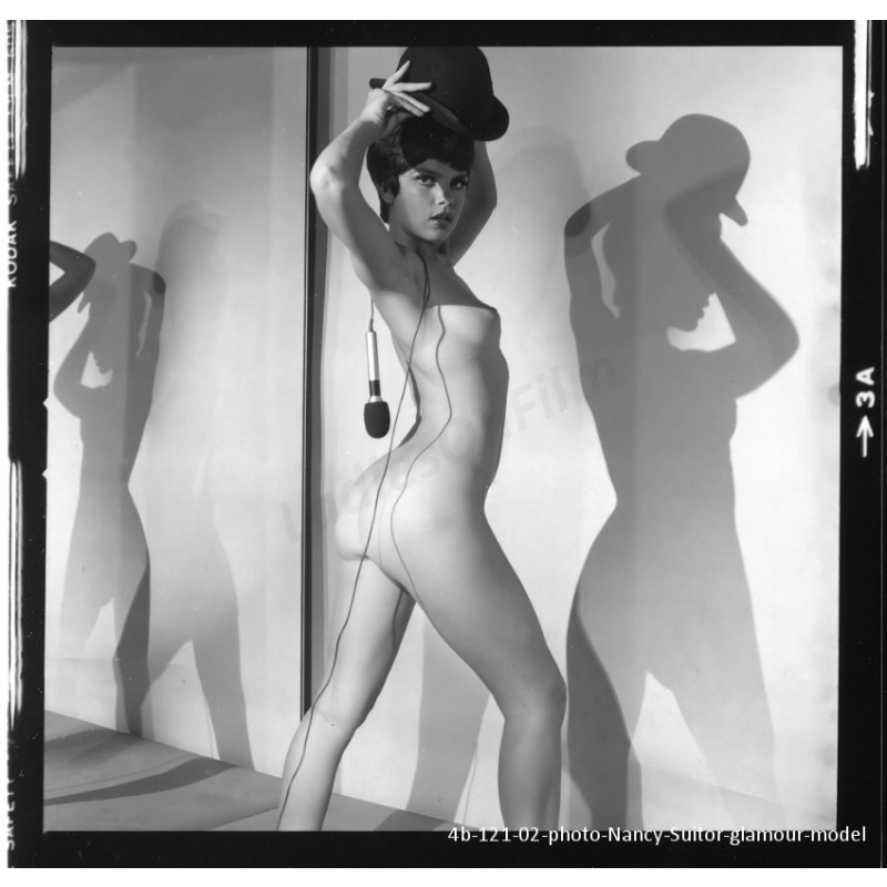 254-4b-121-02-photo-Nancy-Suitor-glamour-model  VINTAGE ORIGINAL CONTACT PHOTO