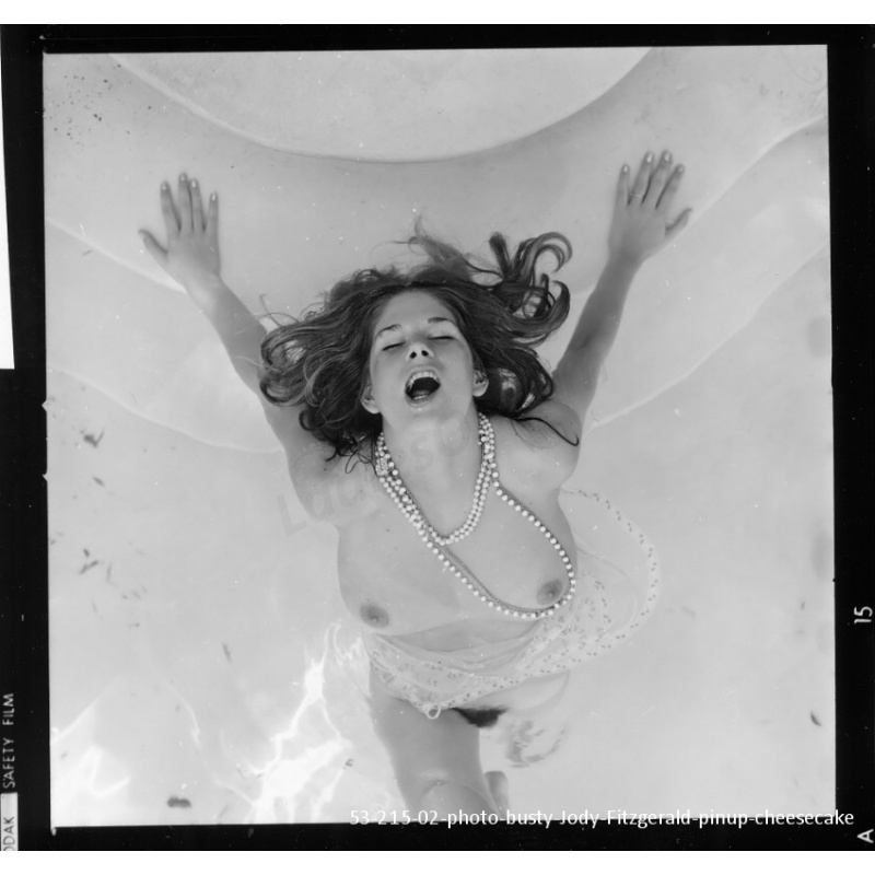 254-53-215-02-photo-busty-Jody-Fitzgerald-pinup-cheesecake  VINTAGE ORIGINAL CONTACT PHOTO