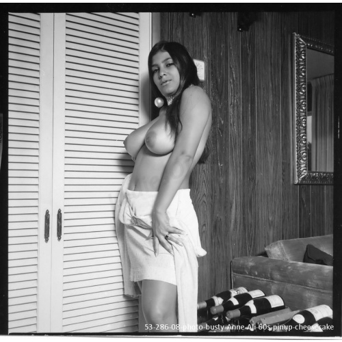254-53-286-08-photo-busty-Anne-Ali-60s-pinup-cheesecake  VINTAGE ORIGINAL CONTACT PHOTO